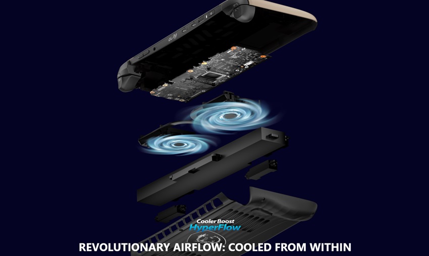 MSI Claw 8 AI+ A2VM - tản nhiệt