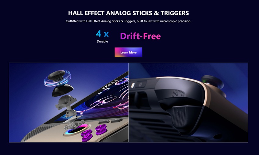 MSI Claw 8 AI+ A2VM - nút điều khiển