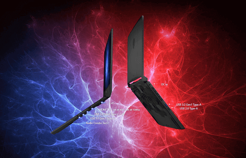 Msi katana 15 - cổng kết nối