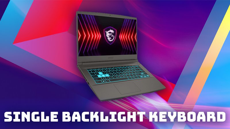 Bàn phím của laptop gaming MSI Thin 15