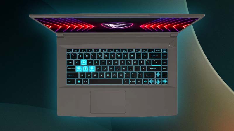 Bàn phím của laptop MSI Thin 15