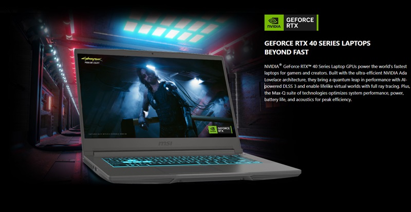 Cáu hình của laptop gaming MSI Thin 15