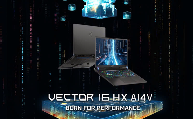 Thiết kế của laptop MSI Vector 16 HX