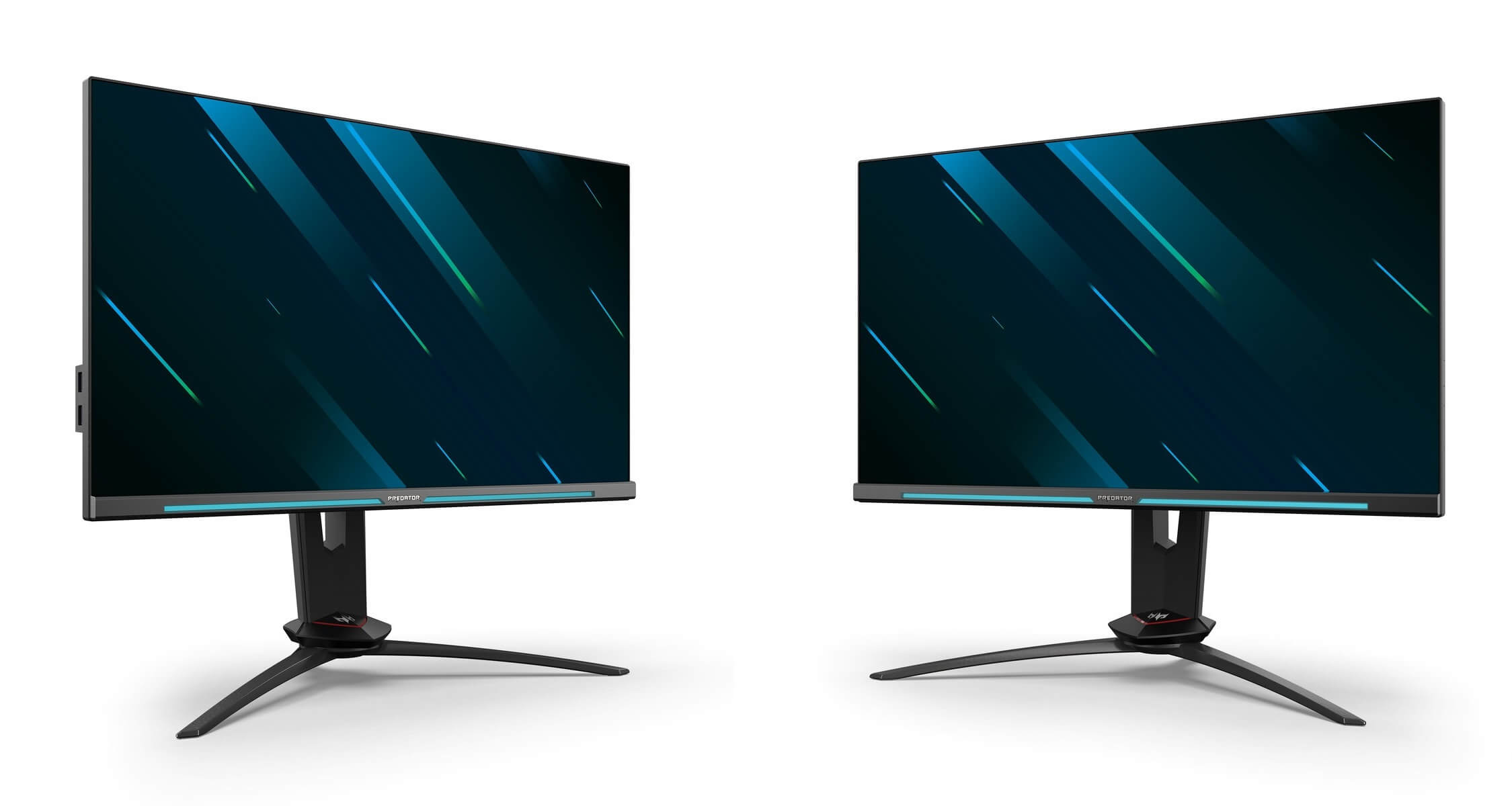 Predator XB253Q GW với chân đế và hiệu ứng ánh sáng mới