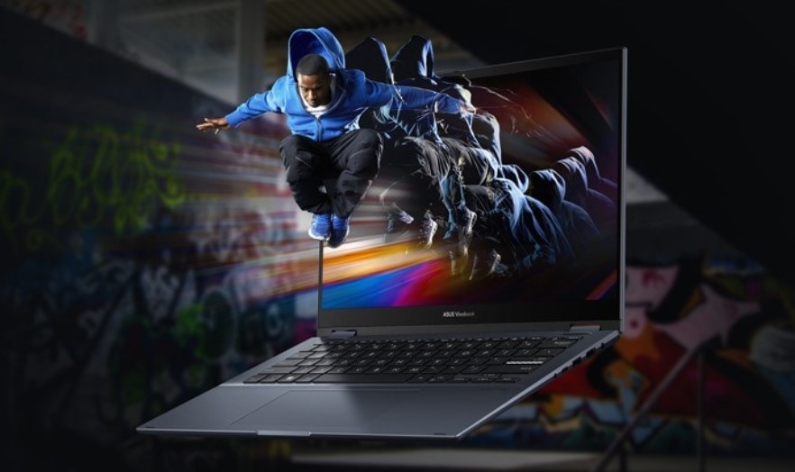 Màn hình của Laptop Asus Vivobook 14 Flip