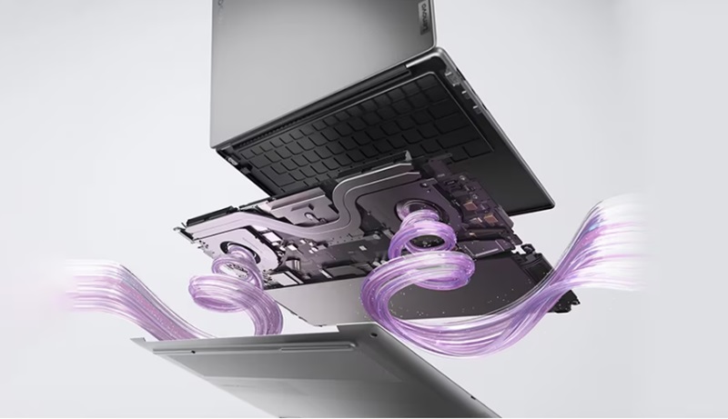 Hệ thống tản nhiệt của laptop Lenovo Yoga Pro 7 14IMH9
