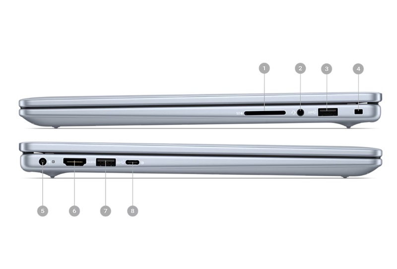 Cổng kết nối của Laptop Dell Inspiron 14 5440