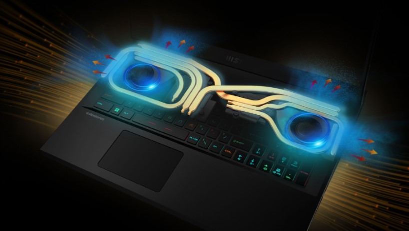 Tản nhiệt trên MSI Vector GP76