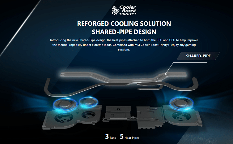 Tản nhiệt MSI Stealth 15 (Ảnh minh họa)