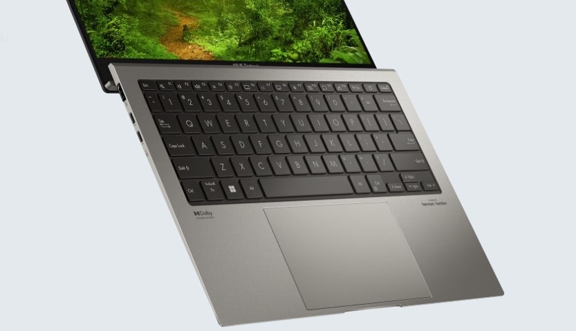 Bàn phím của laptop Asus Zenbook S13 OLED