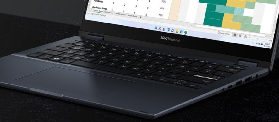 Bàn phím của Laptop Asus Vivobook 14 Flip
