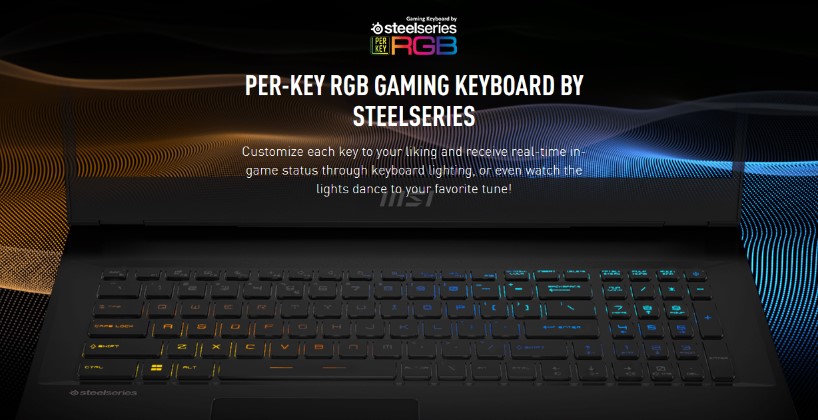 Bàn phím MSI Vector GP76