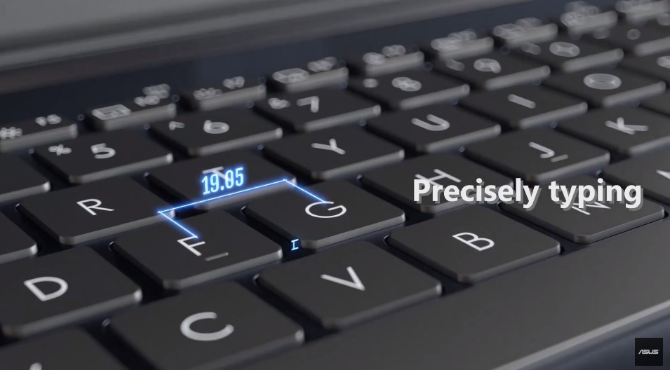 Bàn phím đánh máy cực thoải mái - Touchpad được phóng to 27%