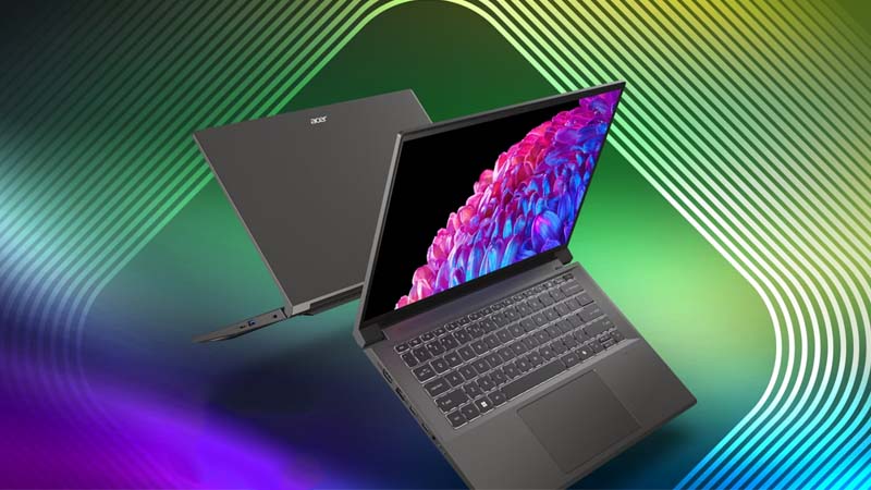 Thiết kế của laptop Acer Swift X 14 SFX14