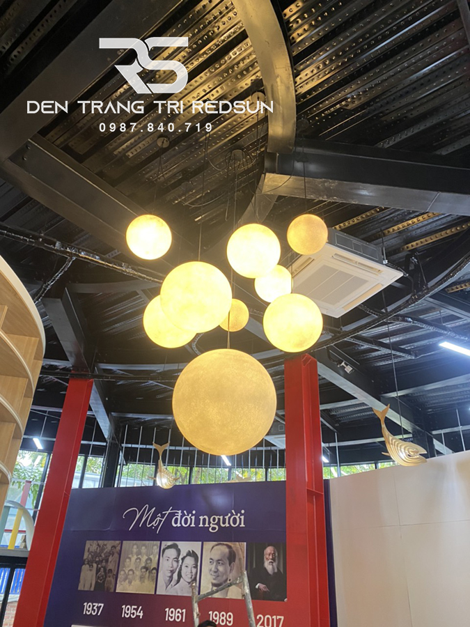 thi-cong-lap-dat-den-trang-tri-tai-thu-vien-truong-thpt-luong-the-vinh