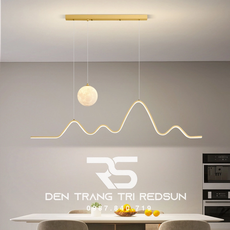 Đèn thả bàn ăn hiện đại thiết kế đơn giản