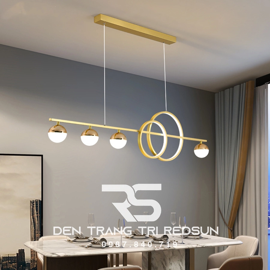 Đèn thả bàn ăn hiện đại phong cách ấn tượng
