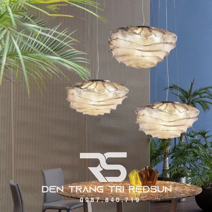 Đèn chùm thả bàn ăn thiết kế sáng tạo