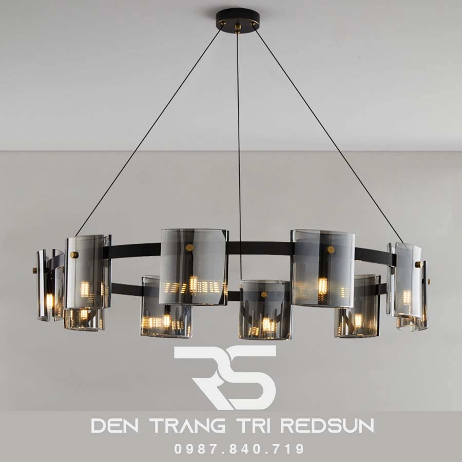 Đèn chùm thả bàn ăn phong cách hiện đại Bắc Âu