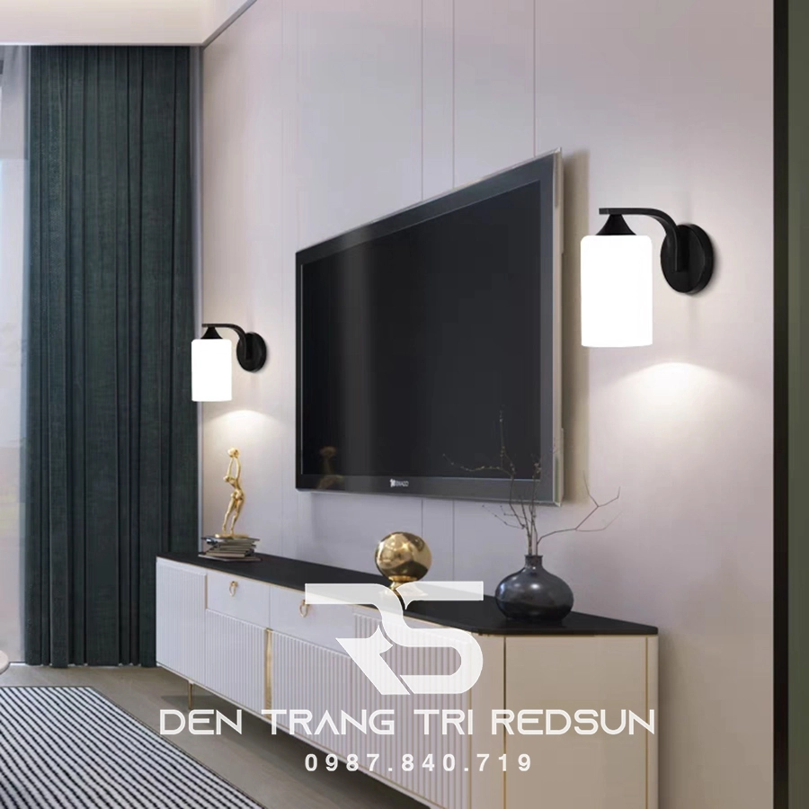 Đèn tường trang trí phong cách đơn giản