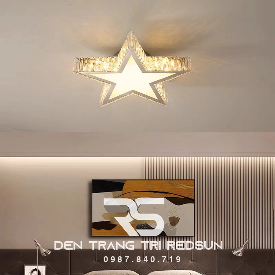 Các vật liệu của đèn mâm ốp trần đều an toàn