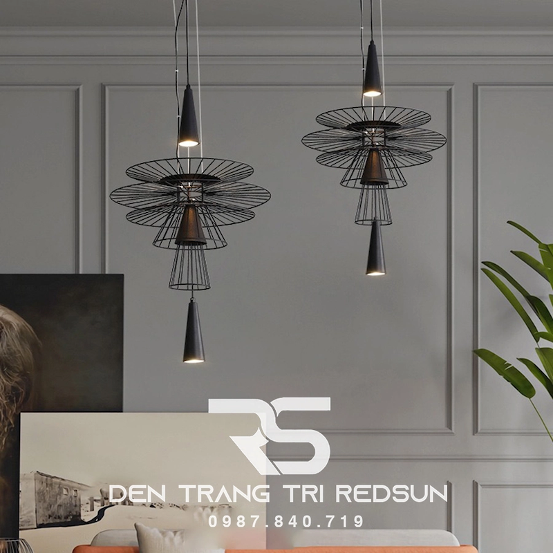 Đèn thả phòng ngủ đậm chất sáng tạo tăng tính thẩm mỹ