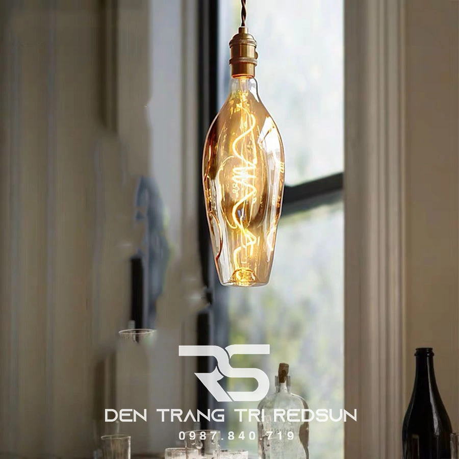 Đèn thả bàn ăn 1 bóng cổ điển