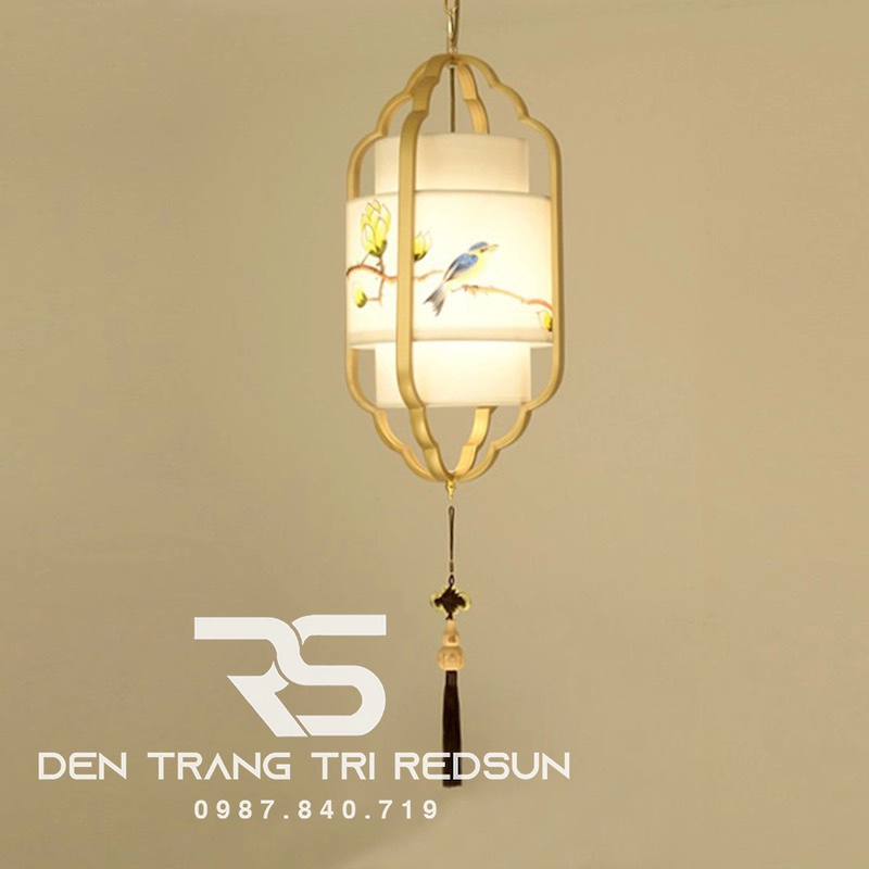 Đèn thả đầu giường mang đậm nét truyền thống