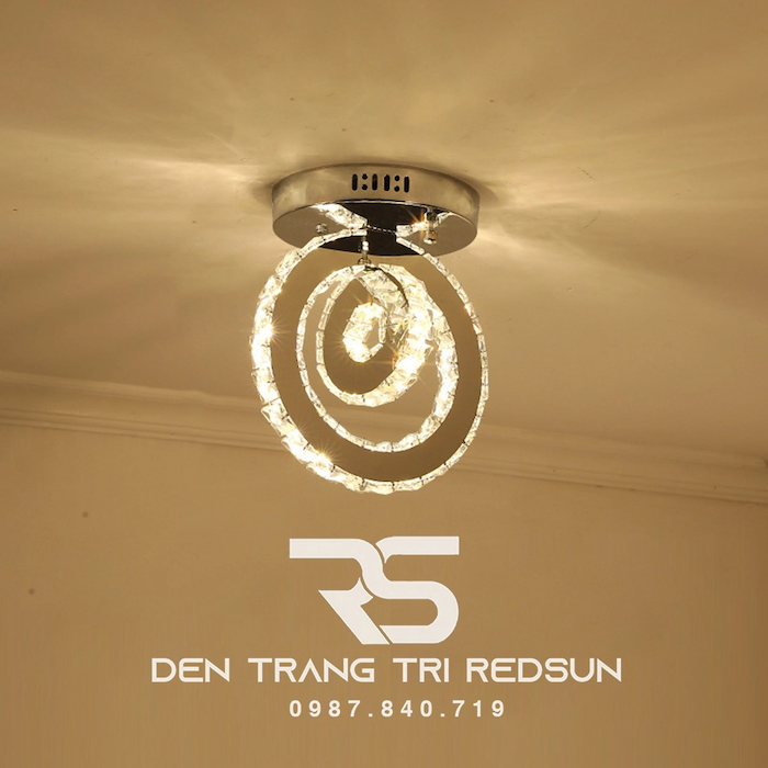 Đèn thả pha lê hiện đại