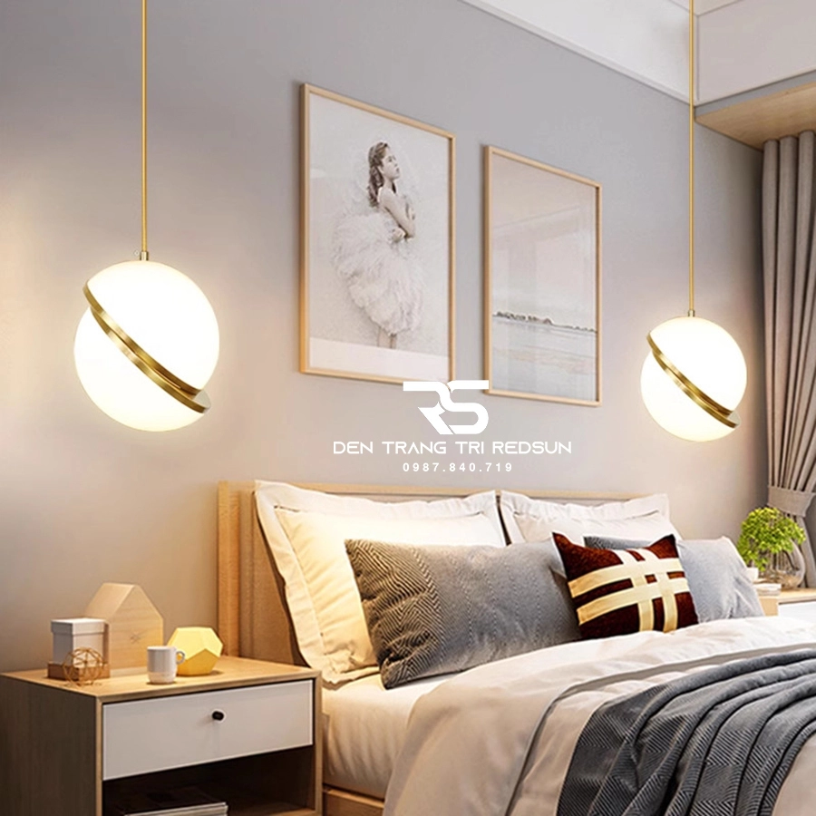 Đèn thả phòng ngủ phong cách ấn tượng đầy sức hút