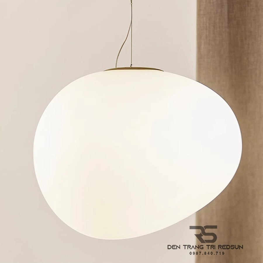 Đèn thả phòng ngủ chất liệu thủy tinh cao cấp