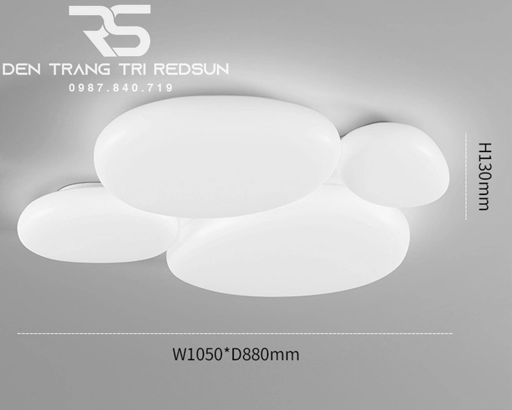 Đèn trần phòng ngủ hiện đại giúp không gian thêm tinh tế