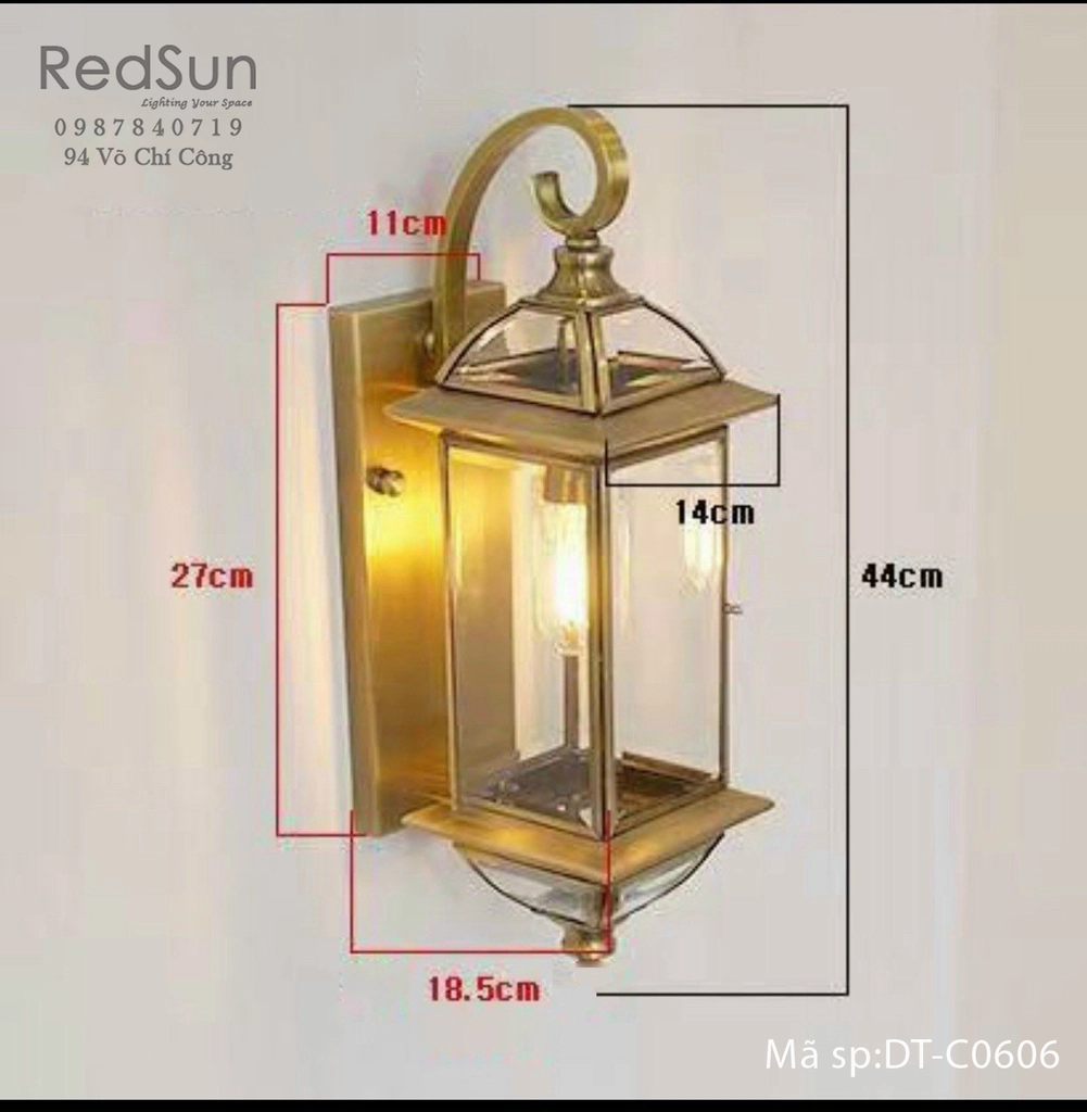 Đèn tường cổ điển có nhiều mẫu mã độc đáo