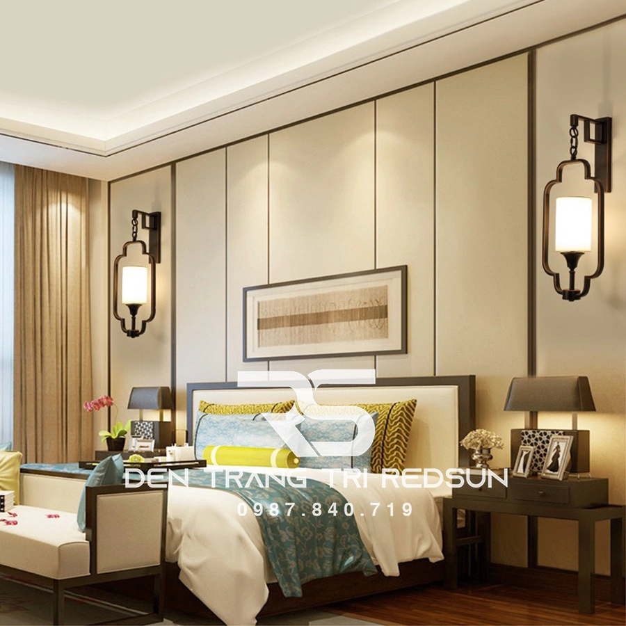 Đèn tường Indochine tạo không gian dễ chịu nhất