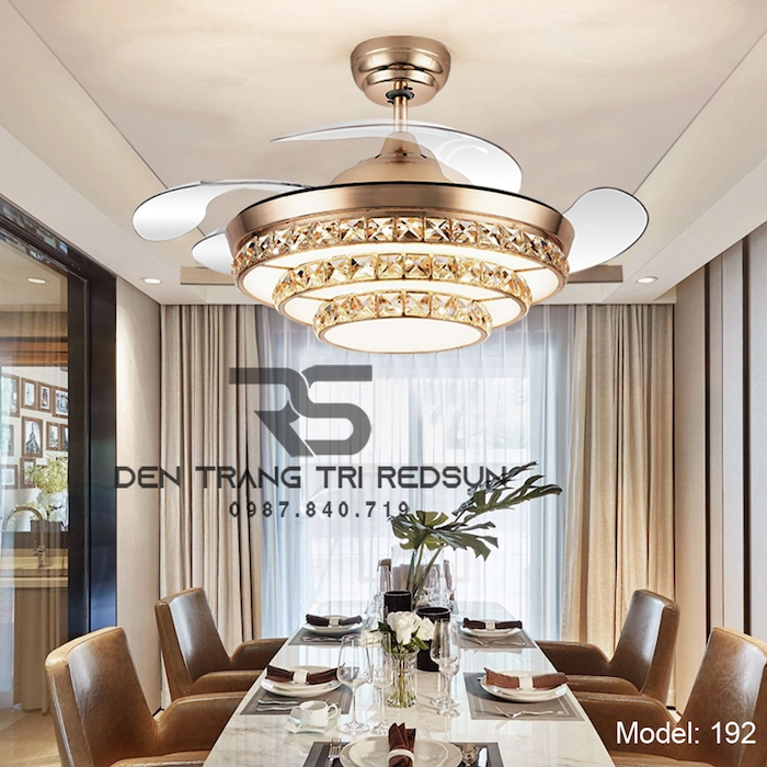 Thiết kế đèn tinh tế cho không gian sang trọng