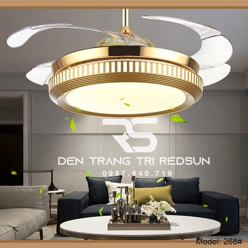 Quạt trần đèn cánh cụp có nhiều ưu điểm được đánh giá cao