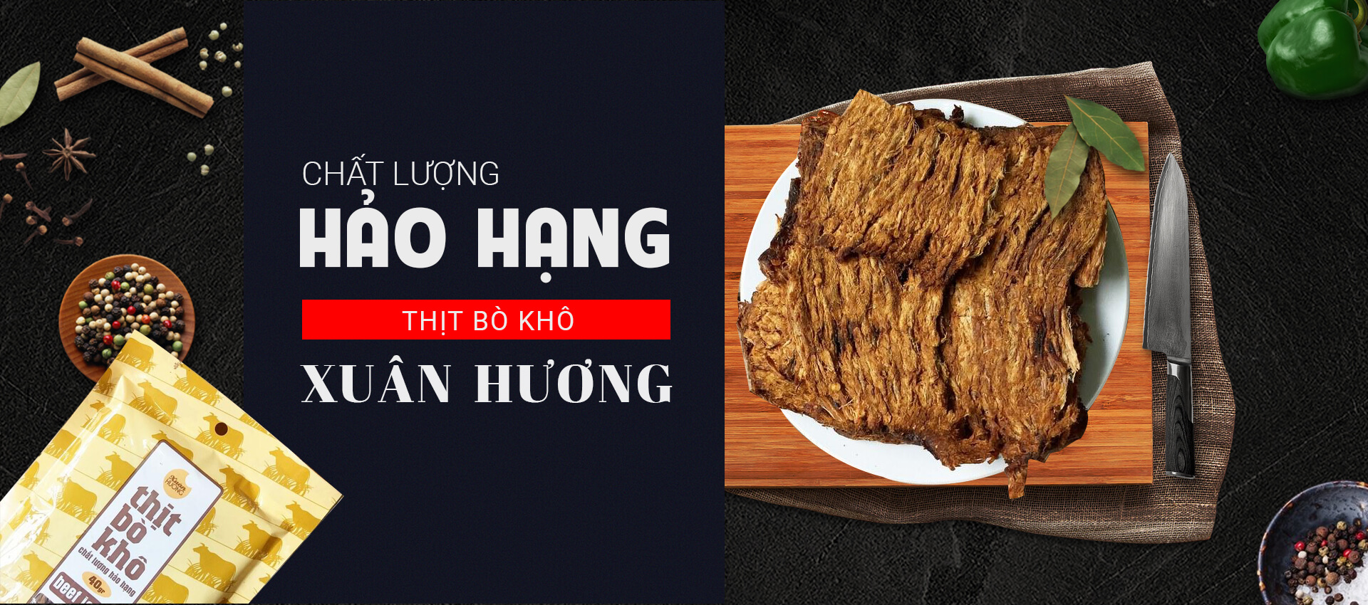 Thịt bò khô thơm ngon hảo hạng