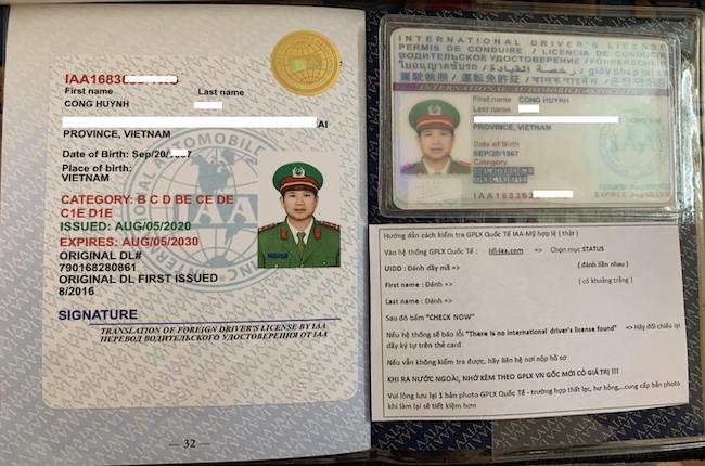 Đổi bằng lái xe quốc tế