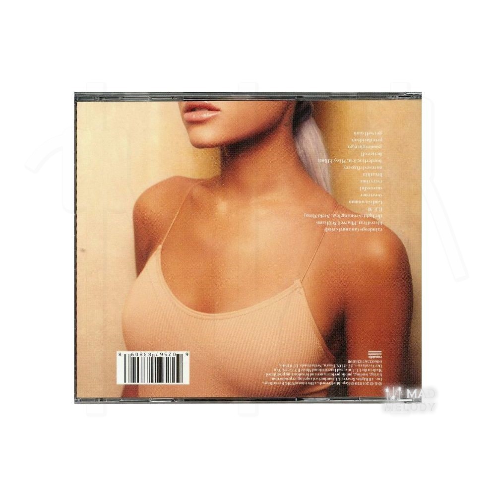 Bìa sau đĩa CD album nhạc Ariana Grande - Sweetener 2018