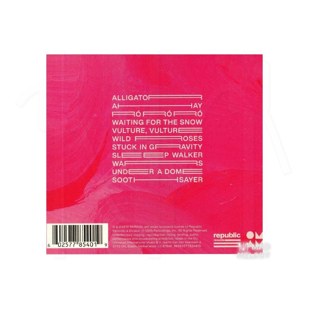 Bìa sau Đĩa CD album nhạc Of Monsters And Men - FEVER DREAM 2019