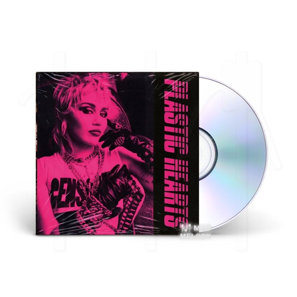 Bìa cover đĩa CD nhạc Miley Cyrus - Plastic Hearts 2020