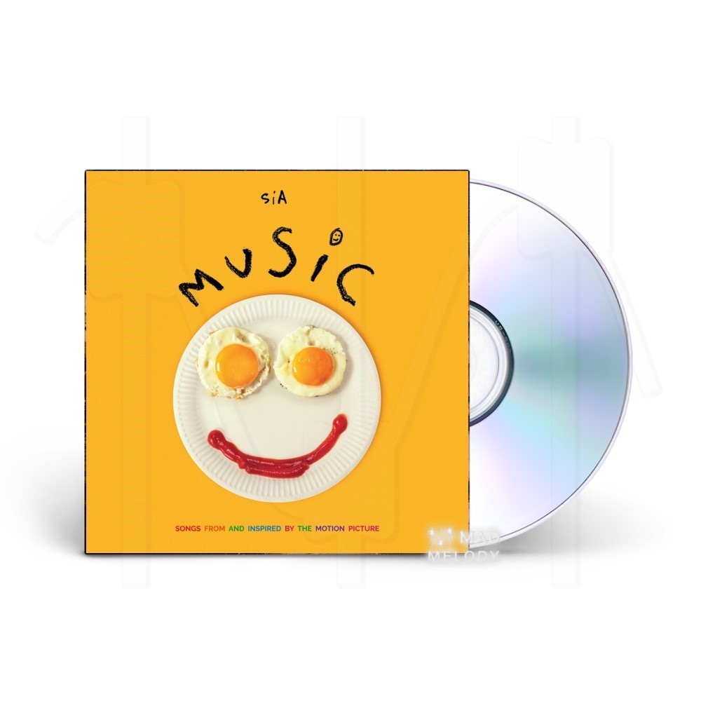 Bìa cover đĩa CD nhạc Sia - Music 2021 Soundtrack