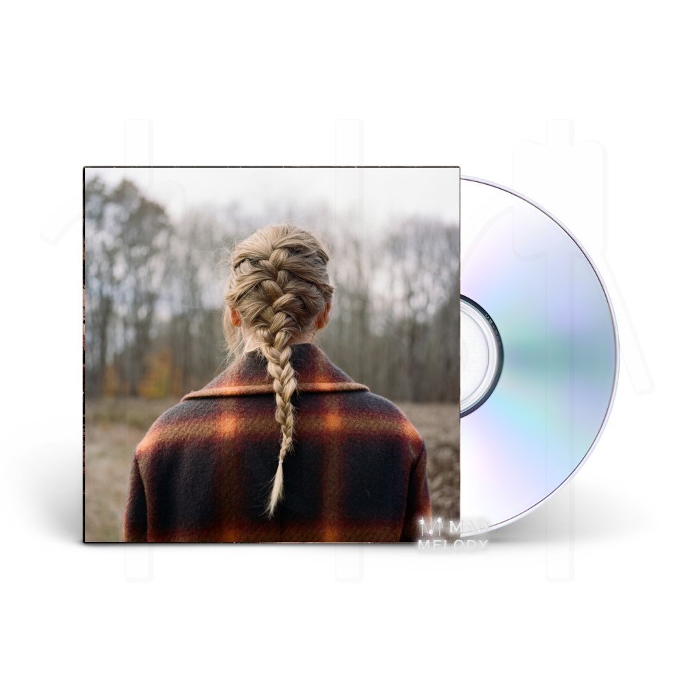 Bìa cover đĩa CD nhạc Taylor Swift - evermore deluxe edition 2020