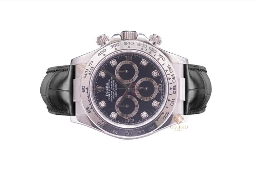 Rolex Cosmograph Daytona 116519G Black Diamond-set Dial