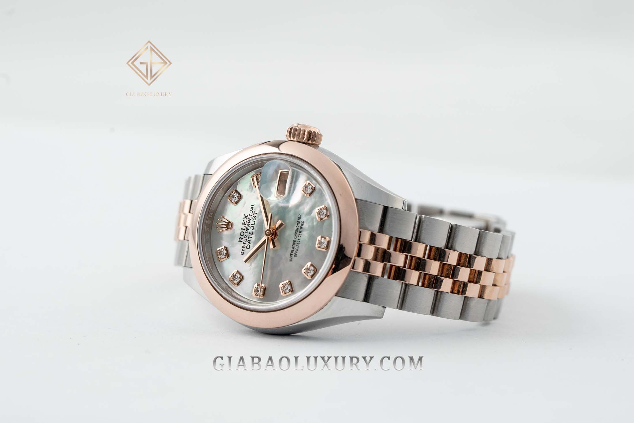Đồng Hồ Rolex Lady-Datejust 279161 Mặt Số Vỏ Trai Đồng Hồ Rolex Lady-Datejust 279161 Mặt Số Vỏ Trai