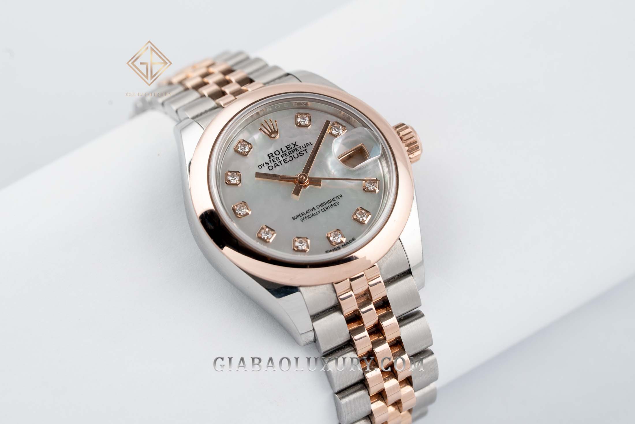 Đồng Hồ Rolex Lady-Datejust 279161 Mặt Số Vỏ Trai Đồng Hồ Rolex Lady-Datejust 279161 Mặt Số Vỏ Trai