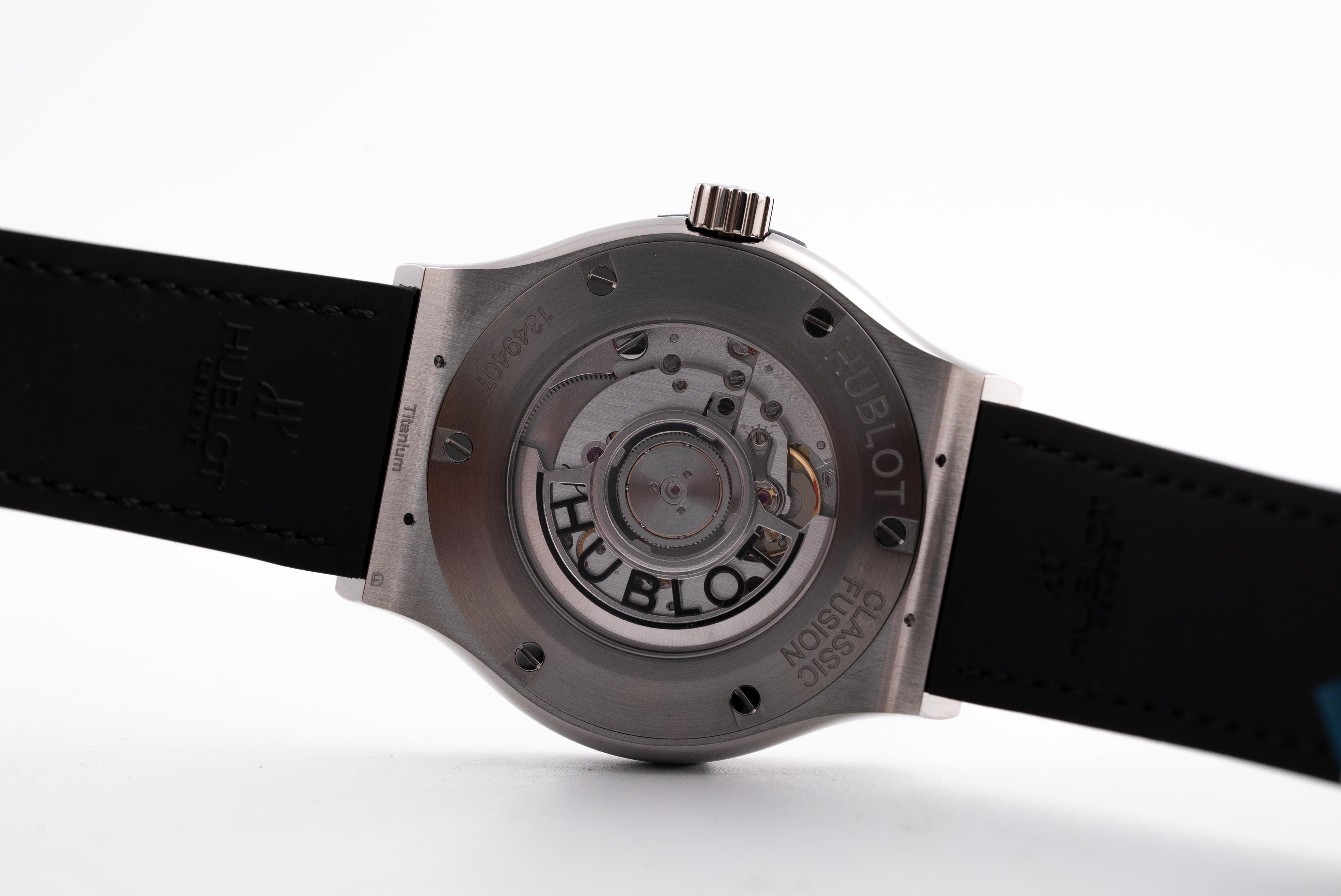 Đồng Hồ Hublot Classic Fusion Black Titanium 42mm 542.NX.1171.LR Hublot Classic Fusion Black Titanium 42mm 542.NX.1171.LR (Like New)