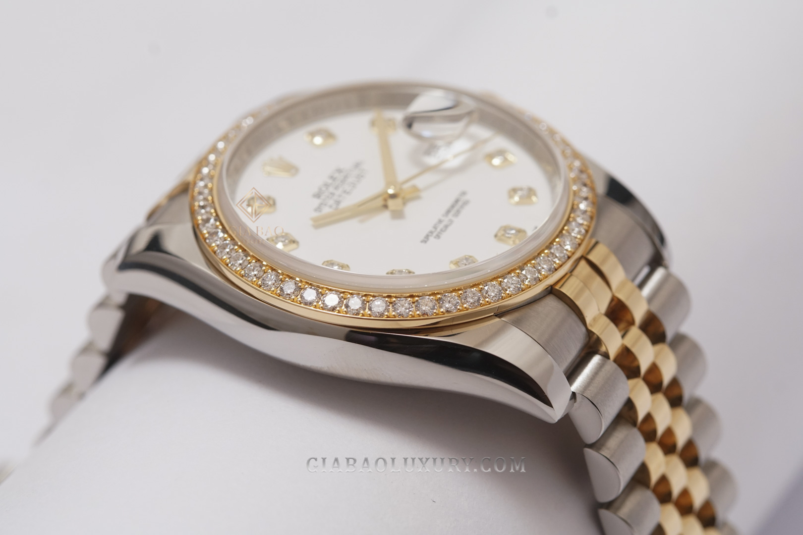 Rolex Datejust 36 116243 Mặt Số Trắng Cọc Số Kim Cương Rolex Datejust 36 116243 Mặt Số Trắng Cọc Số Kim Cương