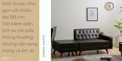 Ghế sofa dài Genna Couch Japan