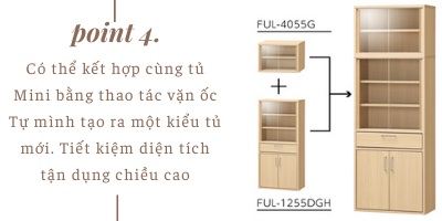 Tủ bếp Fullniko Japan 1255DGH